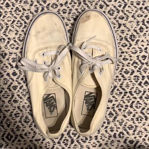 Cream classic vans